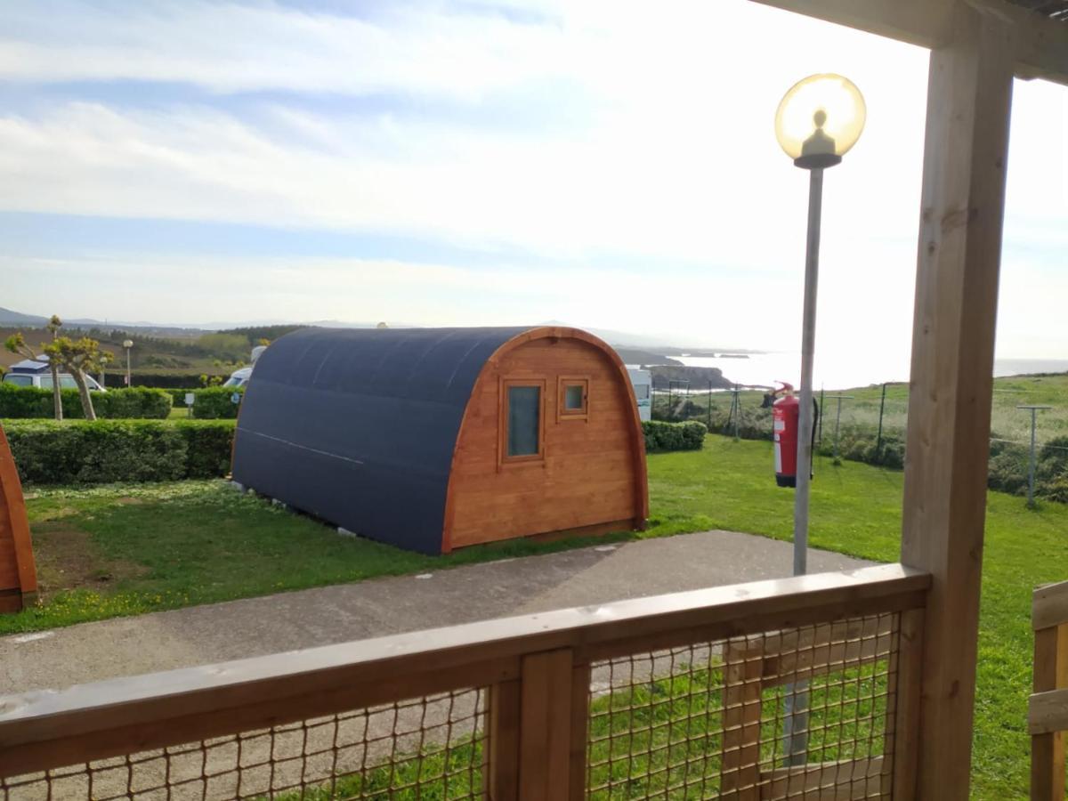 Bungalow 3 Personas - Camping Playa De Tapia Tapia De Casariego Zewnętrze zdjęcie